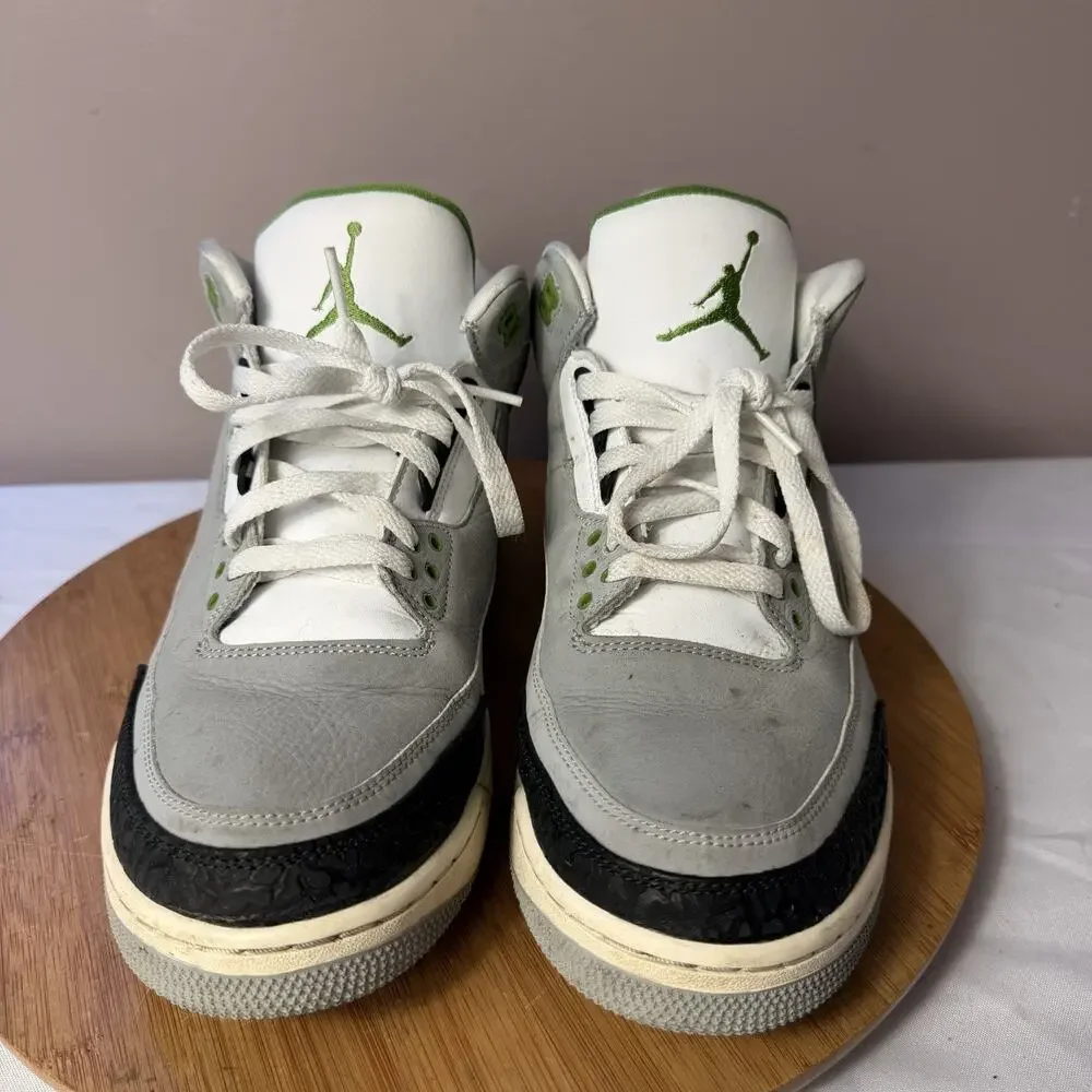 Size 12 - Air Jordan 3 Retro Chlorophyll 136064-006